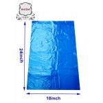 NEW HEAVY DUTY LARGE BLUE REFUSE SACKS BAGS BIN LINERS BAG RUBBISH UK STOCK   24in. x 36in